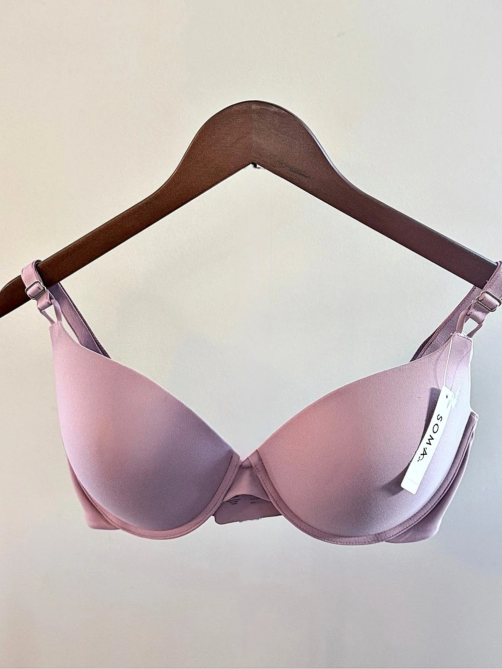 NWT Soma Embraceable Push Up Bra Pink 36DD